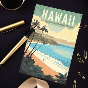 Aloha van Hawaï Vintage Reizen Briefkaart