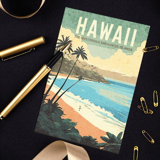 Aloha van Hawaï Vintage Reizen Briefkaart