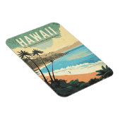 Aloha van Hawaï Vintage Reizen Magneet (Rechterzijde)