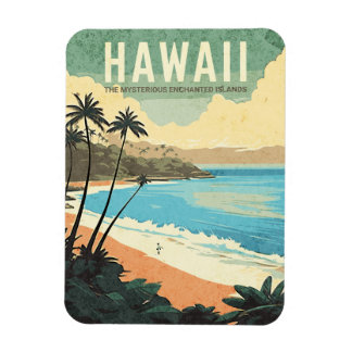 Aloha van Hawaï Vintage Reizen Magneet