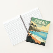 Aloha van Hawaï Vintage Reizen Notitieboek (Binnen)