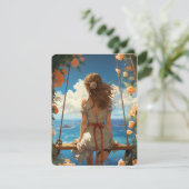 Aloha van Paradise Hawaii Feestdagenkaart (Staand voorkant)