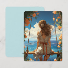 Aloha van Paradise Hawaii Feestdagenkaart