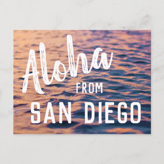 Aloha van San Diego4 Feestdagenkaart (Voorkant)