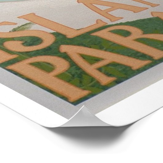 ALOHA van Waikiki-afdruk (12 x 18 inch) Poster (Hoek)