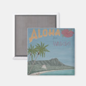ALOHA van WAIKIKI magneet (Voorkant / Achterkant)