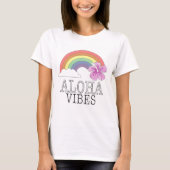 Aloha Vibes Hawaii Love T shirt (Voorkant)