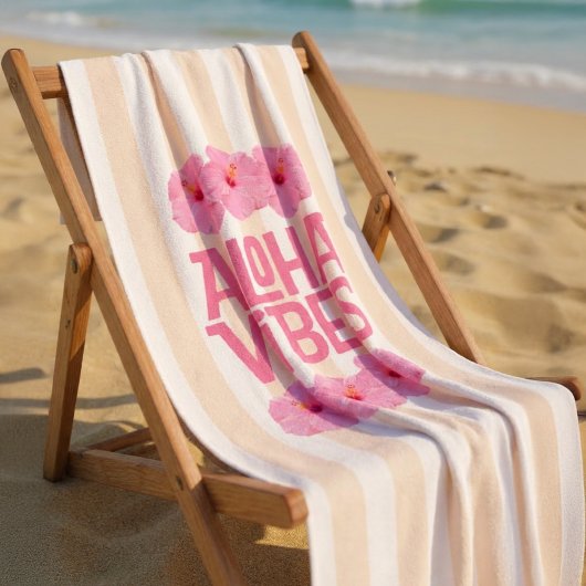 Aloha Vibes-strandhanddoek Strandlaken