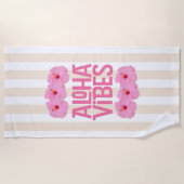 Aloha Vibes-strandhanddoek Strandlaken (Voorkant)