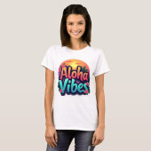 Aloha Vibes T-shirt (Voorkant volledig)