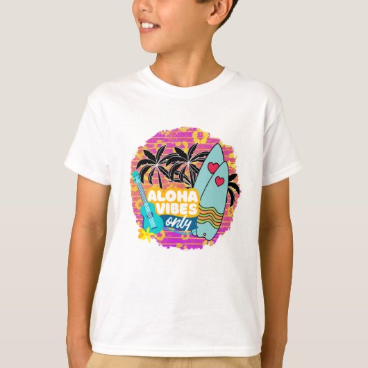 ALOHA VIBES T-SHIRT (Voorkant)