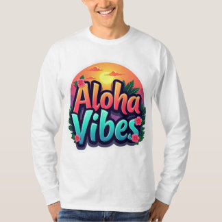 Aloha Vibes Unisex lange mouw T-shirt