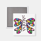 Aloha vlinder magneet (Voorkant / Achterkant)