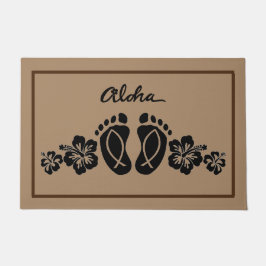Aloha voetafdruk vloermat deurmat