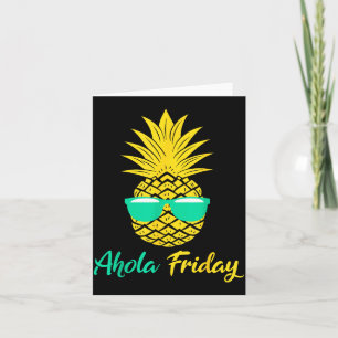 Aloha Vrijdag Ananas Zomer Fruit Ananas Kaart