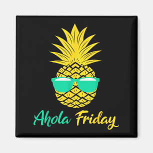 Aloha Vrijdag Ananas Zomer Fruit Ananas Magneet