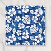 ALOHA VRIJDAG (BLUE) BEDANKJES LABELS (Achterkant)