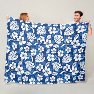 ALOHA VRIJDAG (BLUE) FLEECE DEKEN