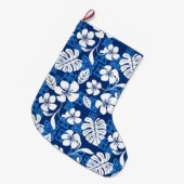 ALOHA VRIJDAG (BLUE) GROTE KERSTSOK (Voorkant (Hangend))