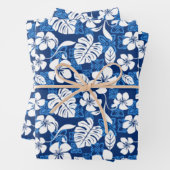 ALOHA VRIJDAG (BLUE) INPAKPAPIER VEL (In situ)