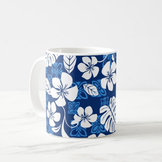 ALOHA VRIJDAG (BLUE) KOFFIEMOK (Voorkant links)