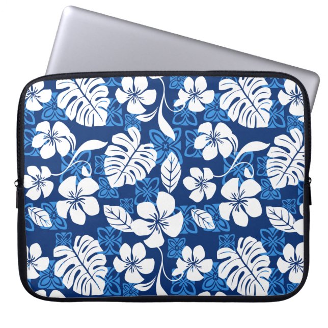 ALOHA VRIJDAG (BLUE) LAPTOP SLEEVE (Voorkant)