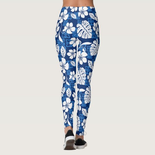 ALOHA VRIJDAG (BLUE) LEGGINGS (Achterkant)