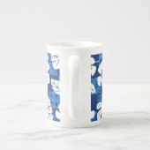 ALOHA VRIJDAG (BLUE) PORSELEIN KOP (Achterkant)