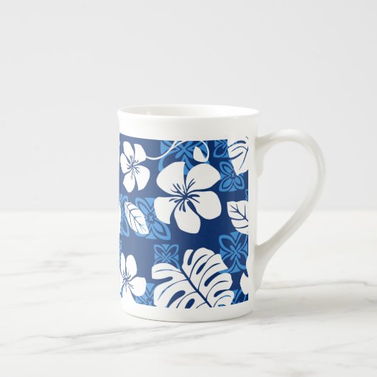 ALOHA VRIJDAG (BLUE) PORSELEIN KOP (Rechts)