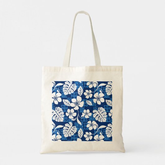 ALOHA VRIJDAG (BLUE) TOTE BAG (Achterkant)