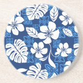 ALOHA VRIJDAG (BLUE) ZANDSTEEN ONDERZETTER (Voorkant)