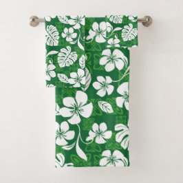 ALOHA VRIJDAG (GROENEN) BATH TOWEL SET BAD HANDDOEK