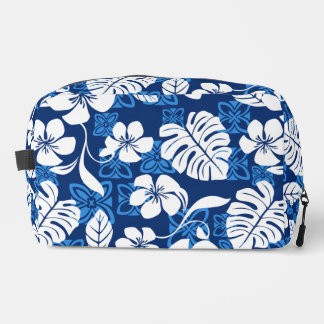 ALOHA VRIJDAG PATROON IN BLAUW TOILETTASJE
