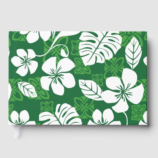 ALOHA VRIJDAG PATROON IN GROEN GASTENBOEK (Voorkant)