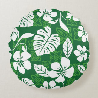ALOHA VRIJDAG PATROON IN GROEN ROND KUSSEN