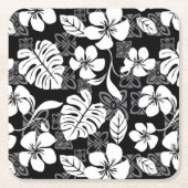 ALOHA VRIJDAG (ZWART EN GRAY) KARTONNEN ONDERZETTERS (Voorkant)