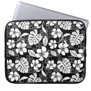 ALOHA VRIJDAG (ZWART EN GRAY) LAPTOP SLEEVE