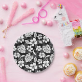 ALOHA VRIJDAG (ZWART EN GRAY) PAPIEREN BORDJE (Feest)