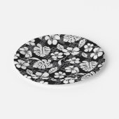 ALOHA VRIJDAG (ZWART EN GRAY) PAPIEREN BORDJE (Gekanteld)