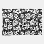 ALOHA VRIJDAG (ZWART EN GRAY) THEEDOEK (Horizontaal)