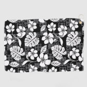 ALOHA VRIJDAG (ZWART) GOLFHANDDOEK (Horizontaal)