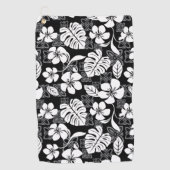 ALOHA VRIJDAG (ZWART) GOLFHANDDOEK (Voorkant)