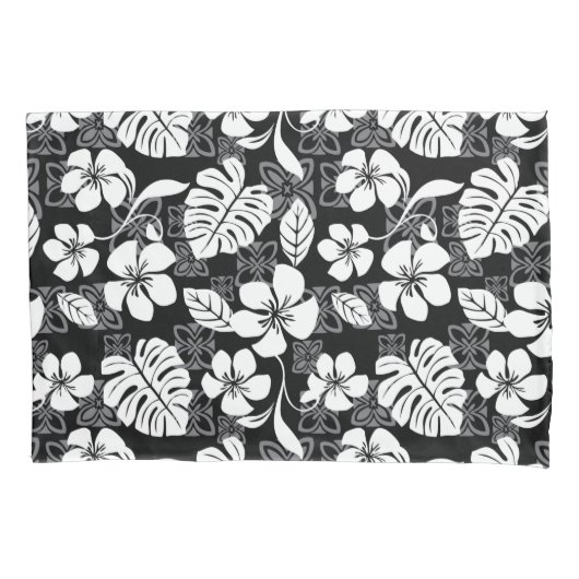 ALOHA VRIJDAG (ZWART/GRAY) KUSSENSLOOP (Voorkant-Links)