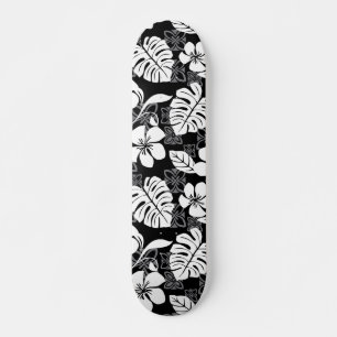 ALOHA VRIJDAG (ZWART) PERSOONLIJK SKATEBOARD