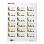 Aloha Vrijgezellenfeest Adresetiketten Luau Sticke Etiket (Full Sheet)