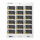 Aloha Vrijgezellenfeest Luau Adresetiketten Sticke Etiket (Full Sheet)