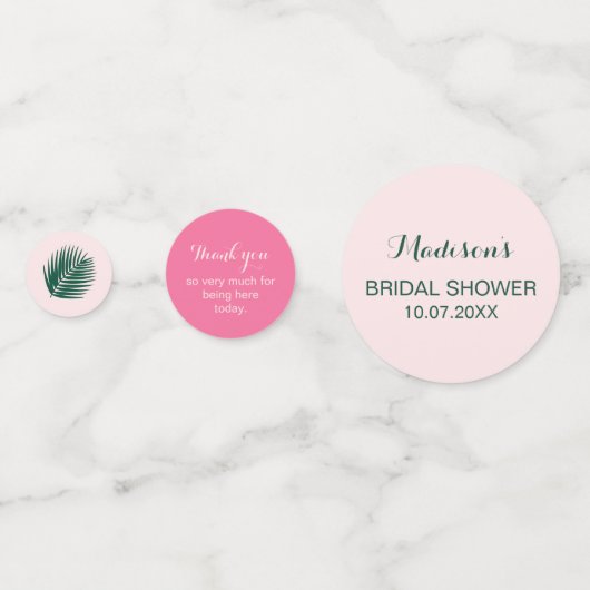 Aloha Vrijgezellenfeest Tabel Confetti (Achterkanten)