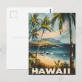 Aloha wacht op: een  Hawaï Briefkaart (Voorkant / Achterkant)