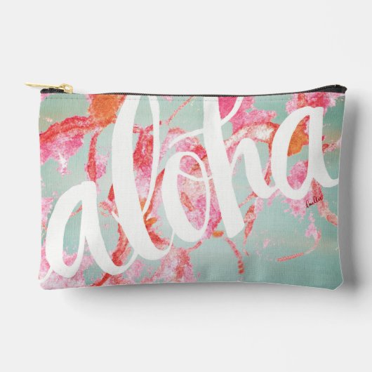 Aloha Watercolor Pouch Etui (Voorkant)
