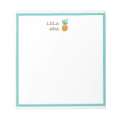 Aloha Waterverf Ananas Notitieblok (Voorkant)